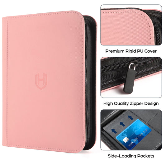 Pemocyny 288-pocket card holder book stores MTG, TCG, and sports cards securely