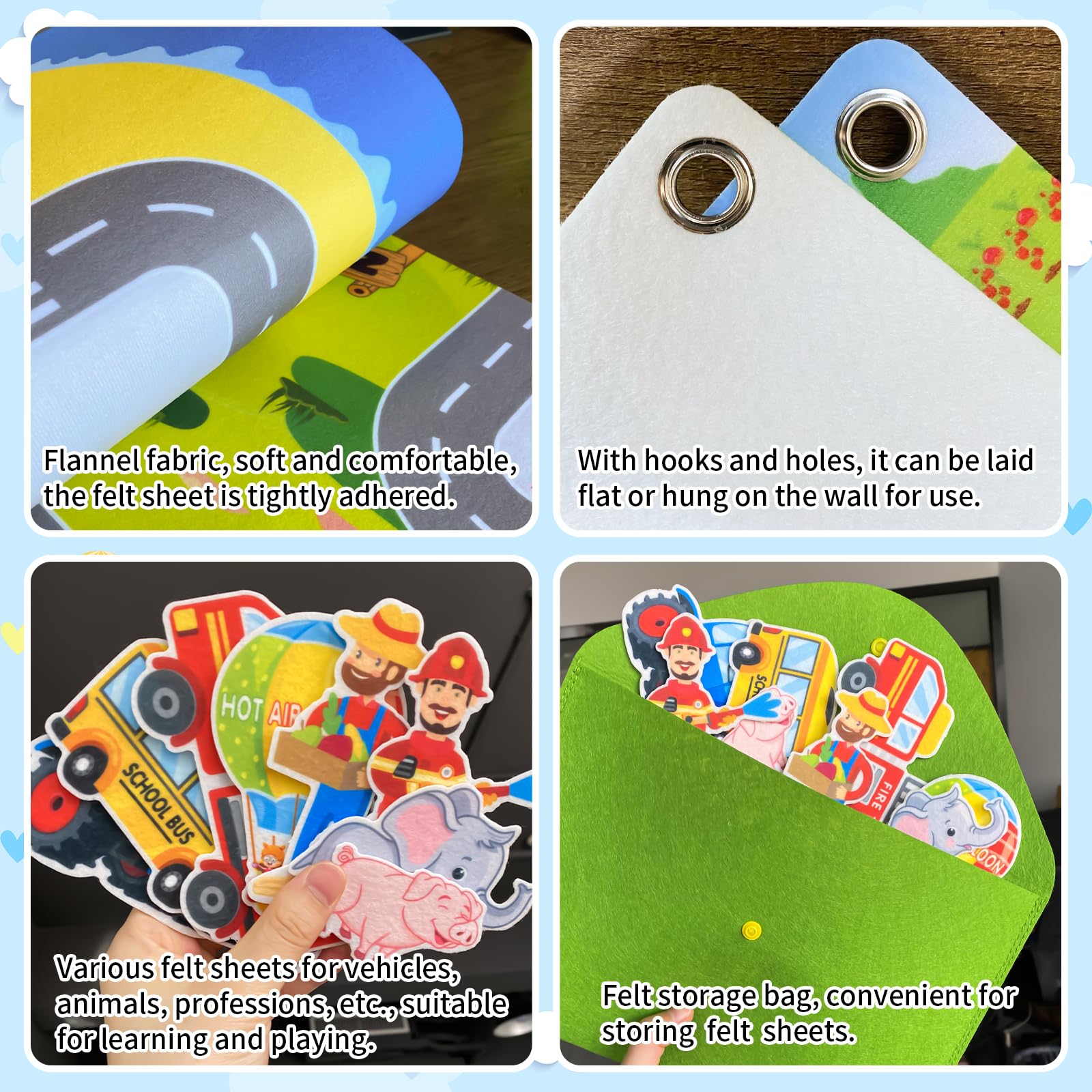 PengFULL Care tips help keep felt pieces organized and ready for use