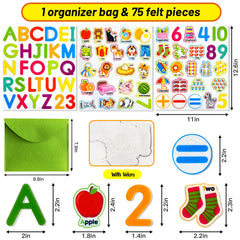 Pengfull felt pieces with Velcro tabs for easy attachment and reuse on flannel boards.