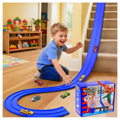 PENIXEL Flex Track 15ft setup on a table for instant racing fun