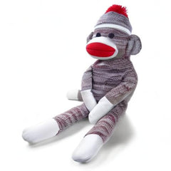 Pennington Bear Company Sock Monkey soft-plush-material highlights gentle touch and collectible appeal.