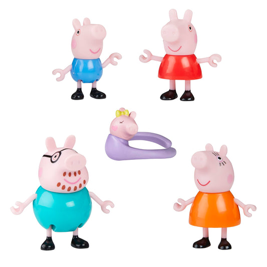 Peppa Pig Daddy Pig figure ready for imaginative play.