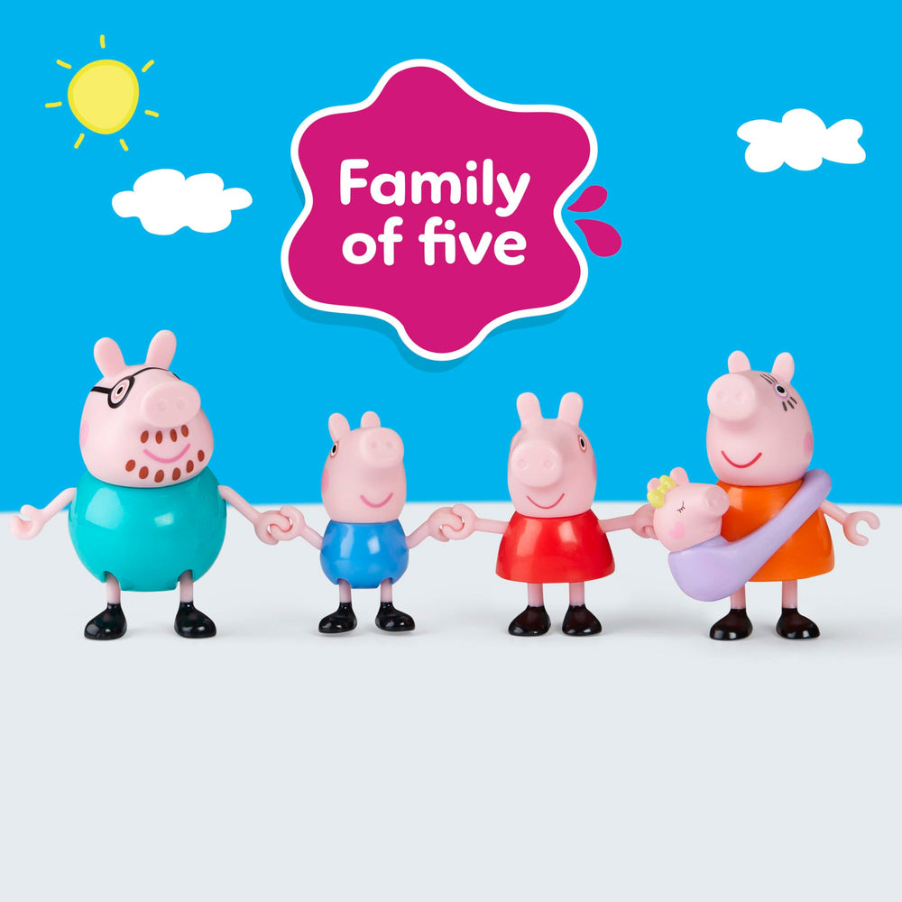 Peppa Pig Peppa figure holding hands with George.
