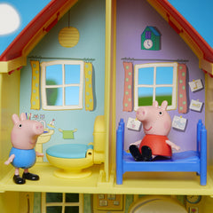 Red car with sounds from the Peppa Pig playset for storytelling