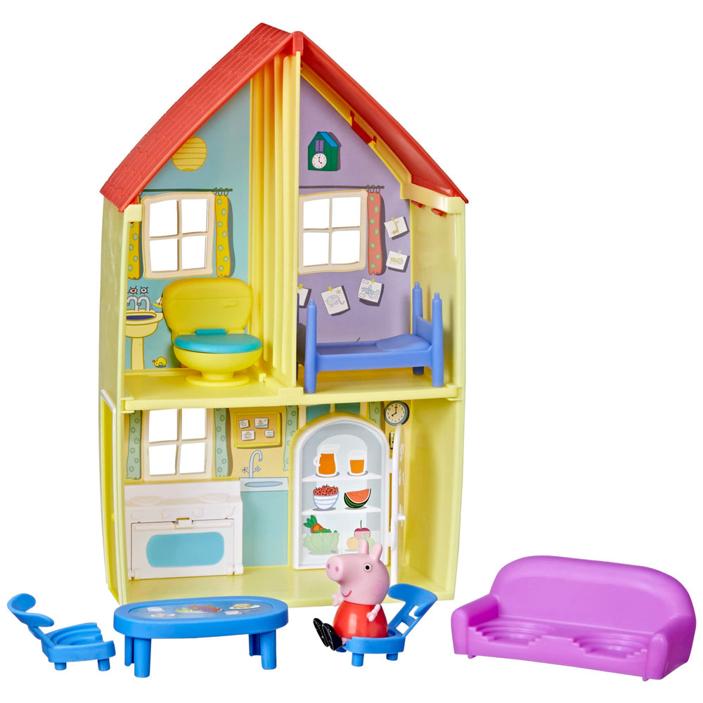 Peppa Pig family house bed for cozy pretend play and bedtime stories.