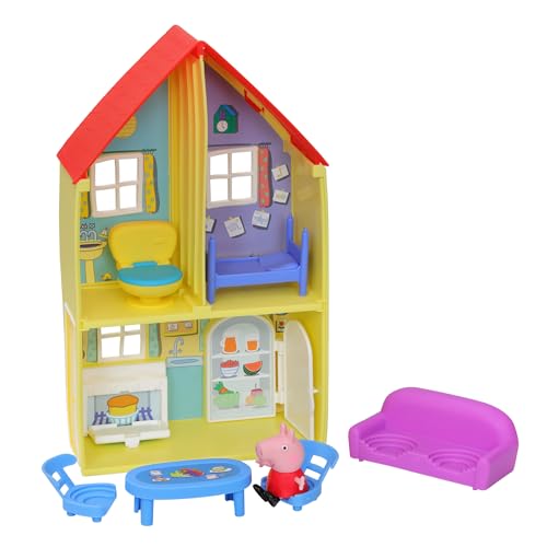 Peppa Pig family house table and chairs for shared meals and conversation play.