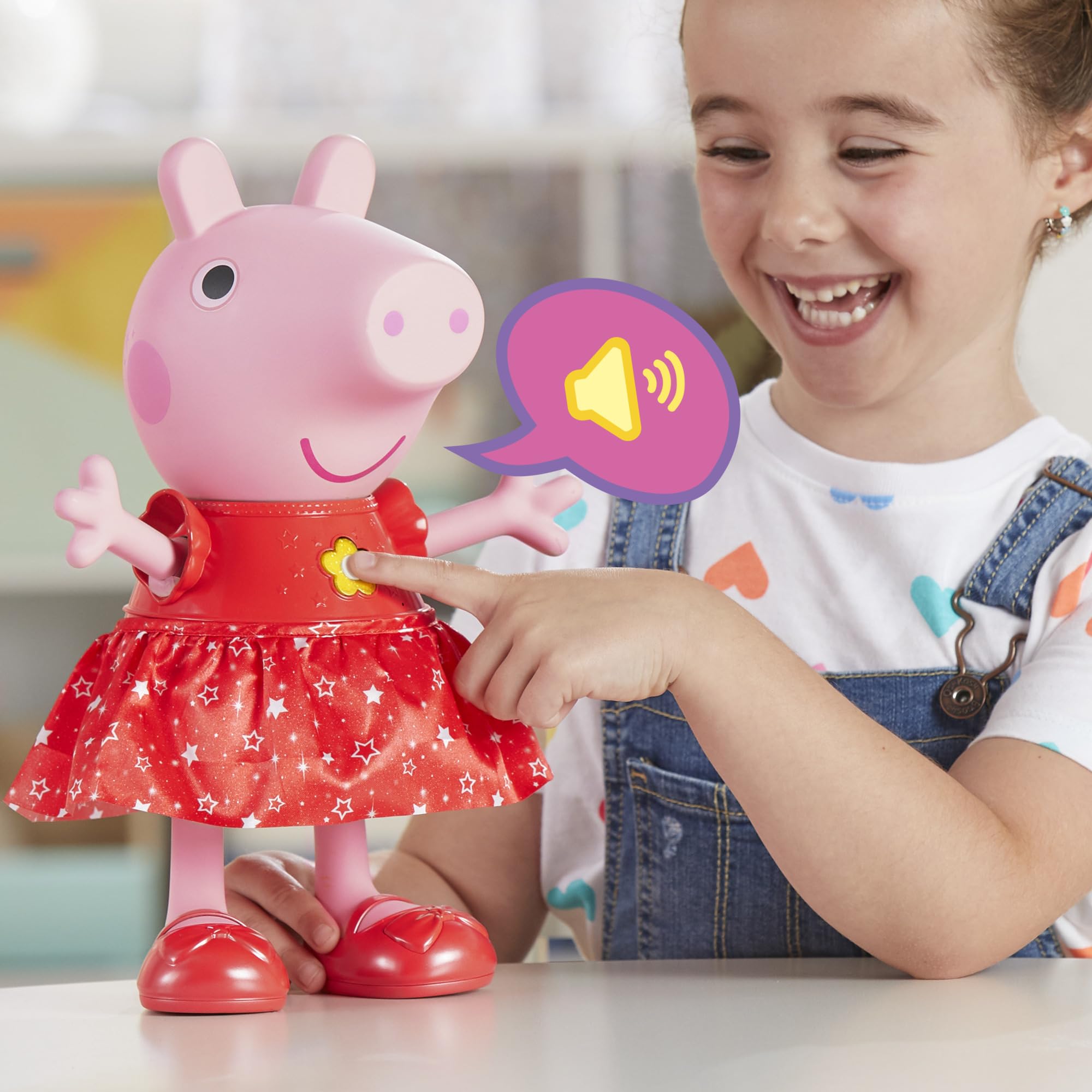 Peppa Pig follow-along game supports interactive pretend-play