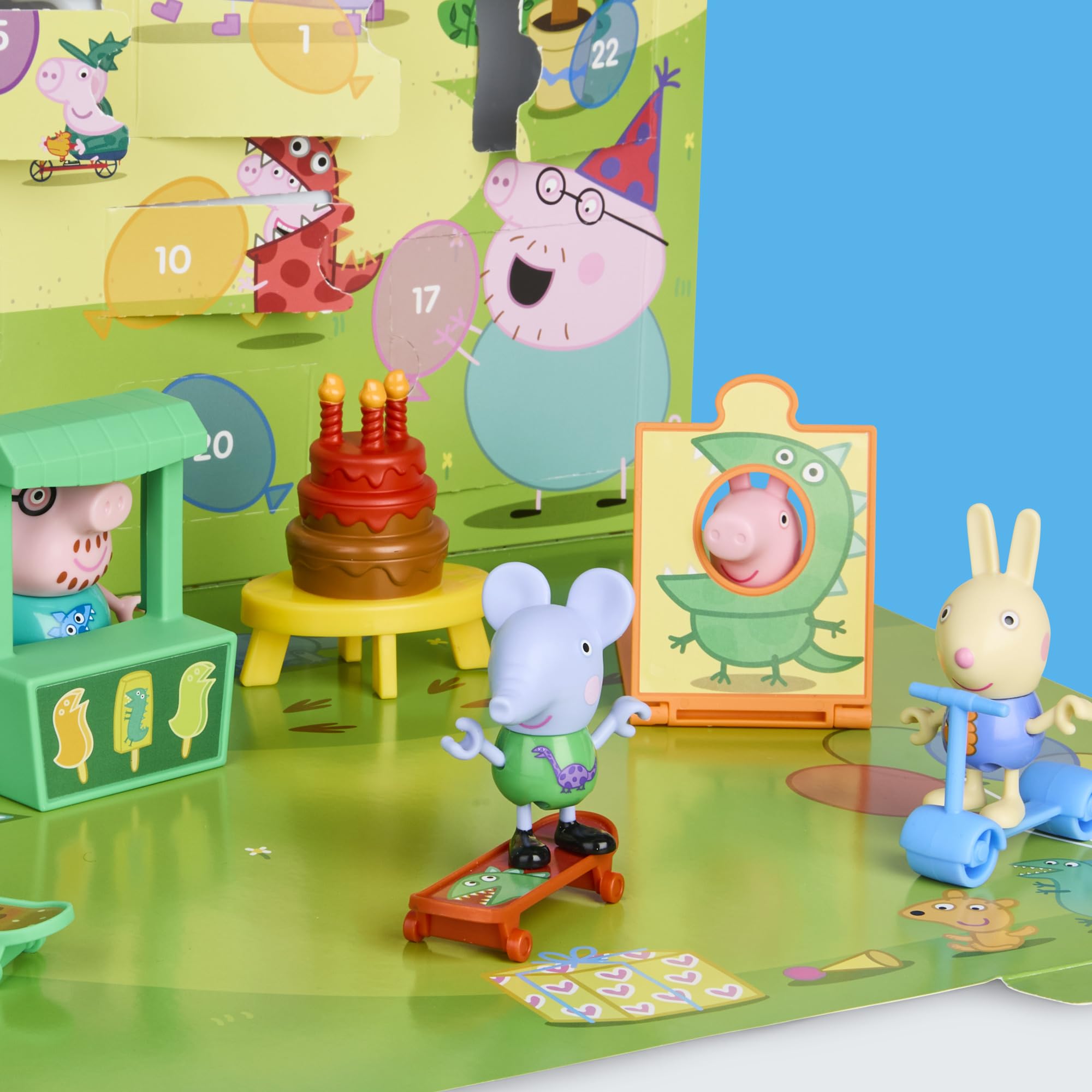 George Pig 3-inch figure ready for dino party scenes