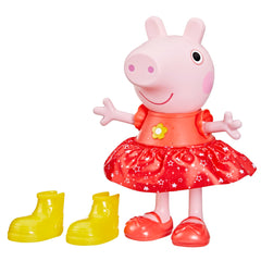 Peppa Pig muddy puddles party doll ready for imaginative play and singing