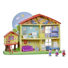 Interactive panel on the Peppa Pig house enhances role-play adventures