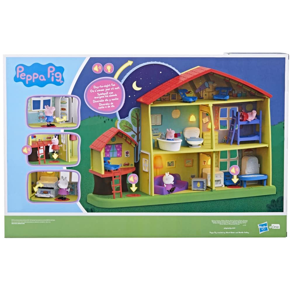 Peppa Pig house room scene supports imaginative play and storytelling