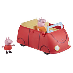 Peppa Pig red car front view for imaginative play and family adventures.