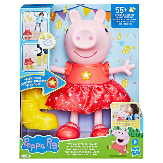 Peppa Pig sparkly party dress for dress-up and stage play