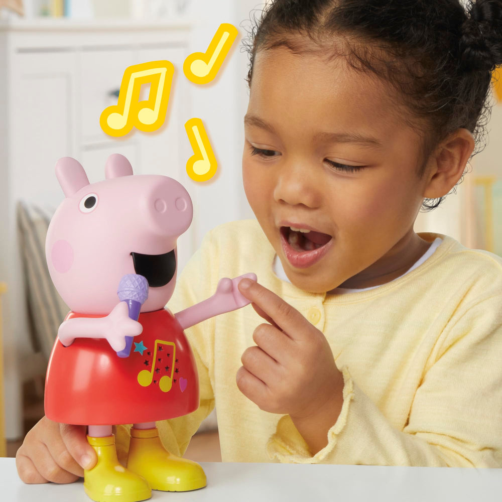 Peppa Pig Talk & Sing features four songs, including the Peppa Pig theme
