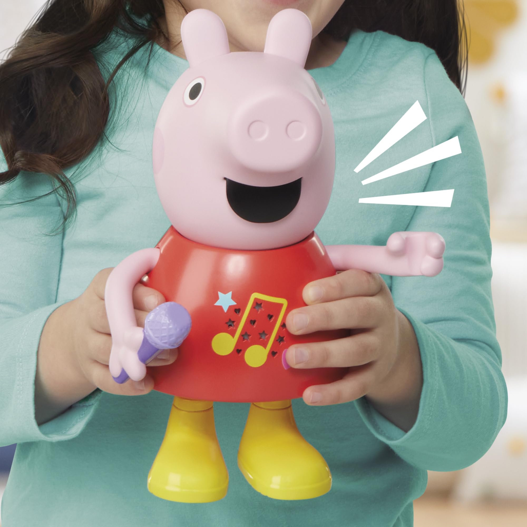 Kids enjoy Peppa Pig Talk & Sing during playtime with friends