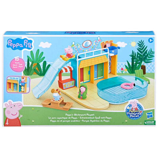 Peppa Pig Waterpark elevator whale highlights interactive features for thrilling storytelling.
