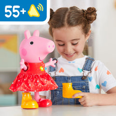 Peppa Pig yellow removable wellies enable mode switching during play