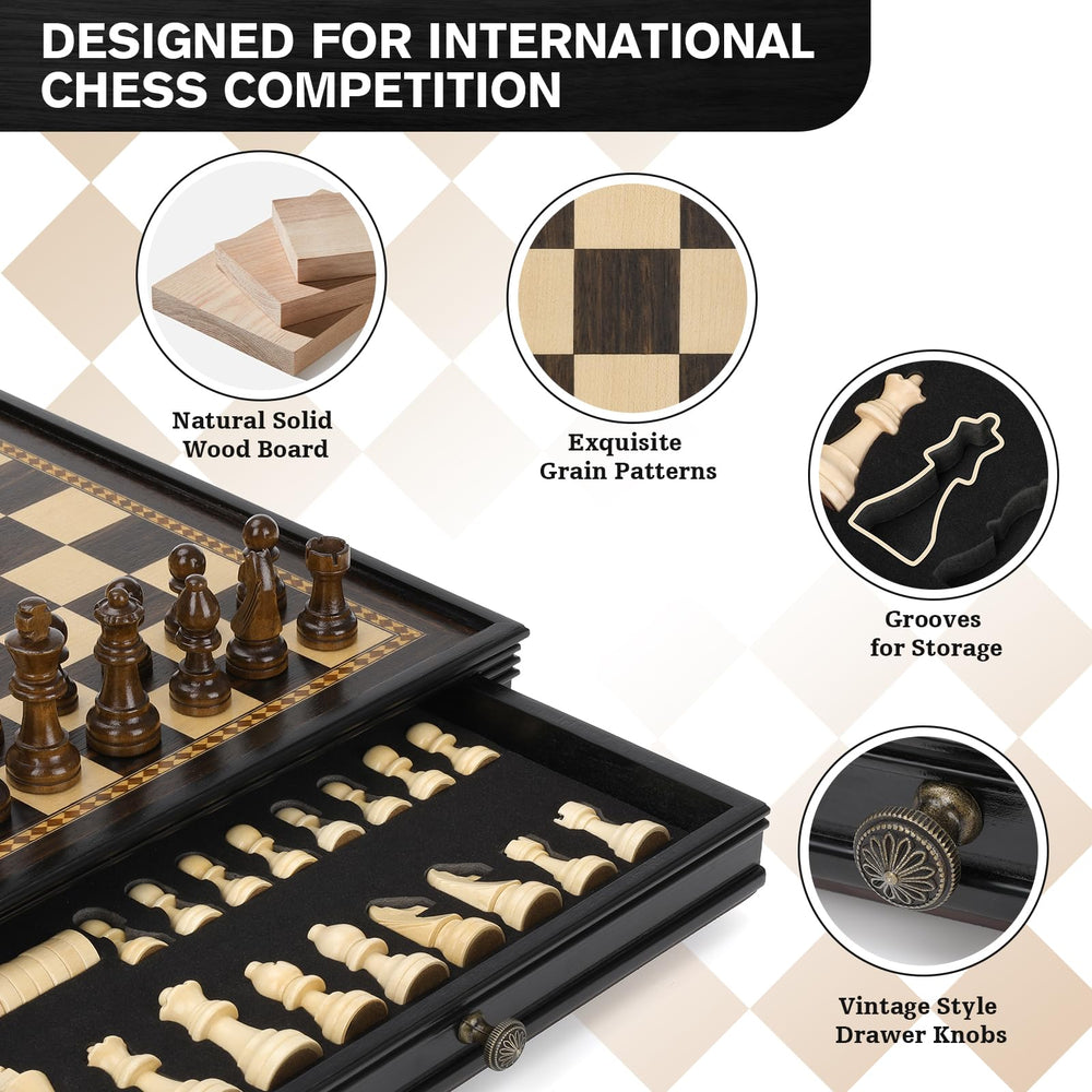 Includes two extra queens for versatile chess setups on Peradix board.