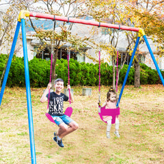 Perantlb residential-use-only swing designed for home backyards