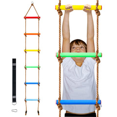 Perantlb rope ladder for kids climbing at 6-8 ft height