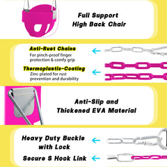 Perantlb tree swing hooks ready for backyard installation