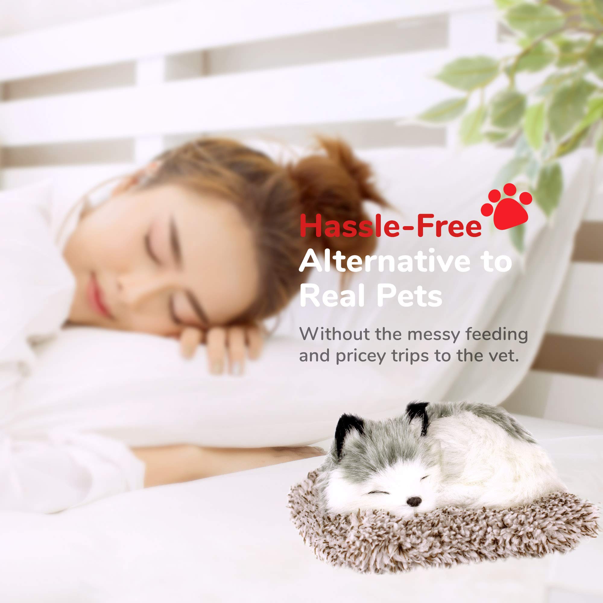 Perfect Petzzz Minis Alaskan Husky in action offers a low maintenance companionship option
