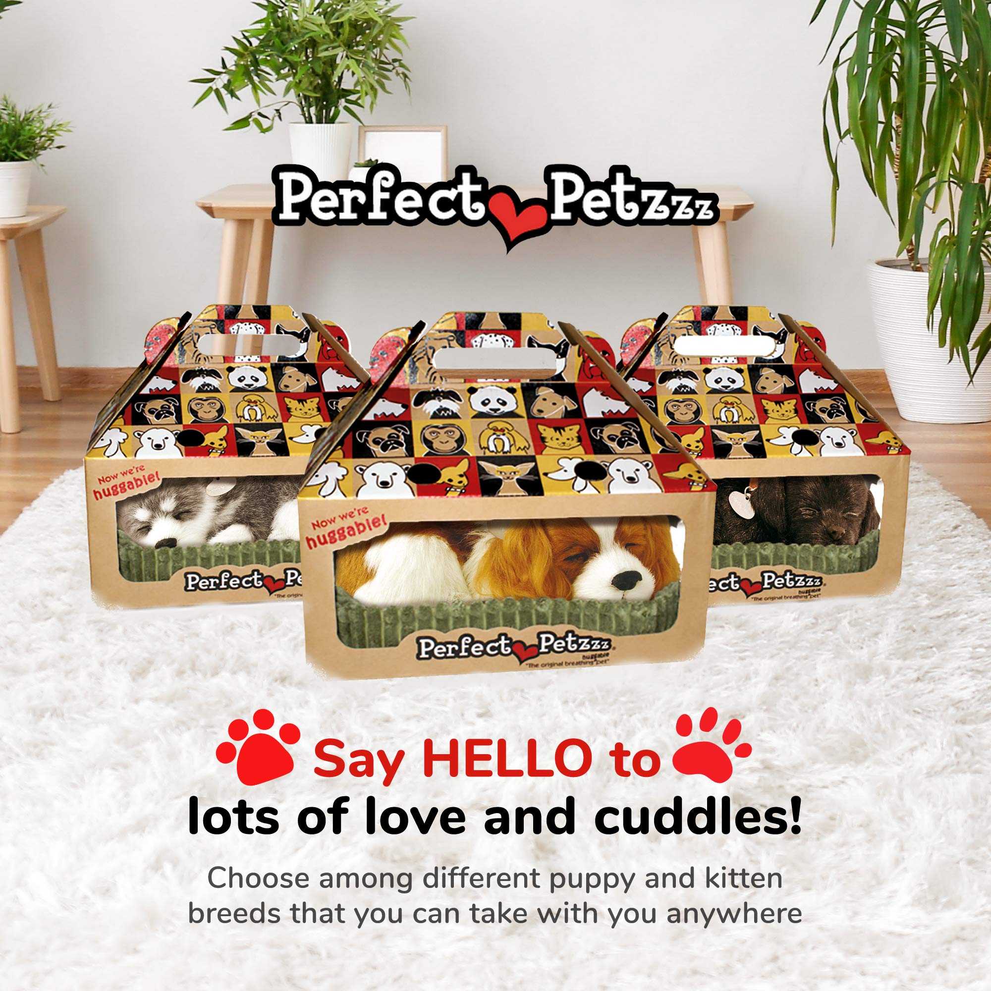 Perfect Petzzz Cavalier King Charles in a cozy scene shows kid-friendly companionship for ages 3 and up