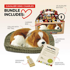 Perfect Petzzz Cavalier King Charles fur closeup highlights premium synthetic texture for allergy-friendly play
