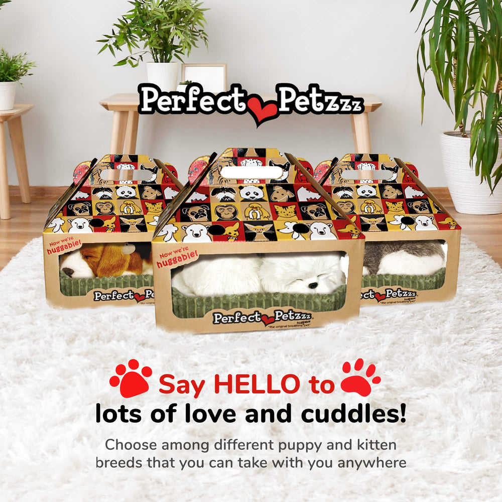 Perfect Petzzz Maltese care-free ownership with no messy feedings or vet trips.