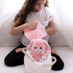 Perfectto Design XL furry purse for pretend dress-up and storage.