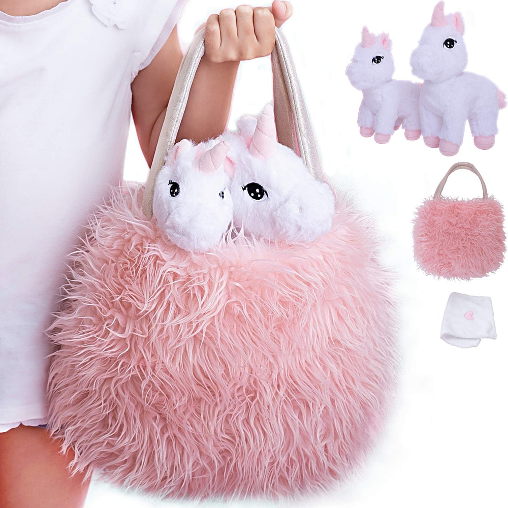 Perfectto Design mommy and baby unicorns for imaginative play