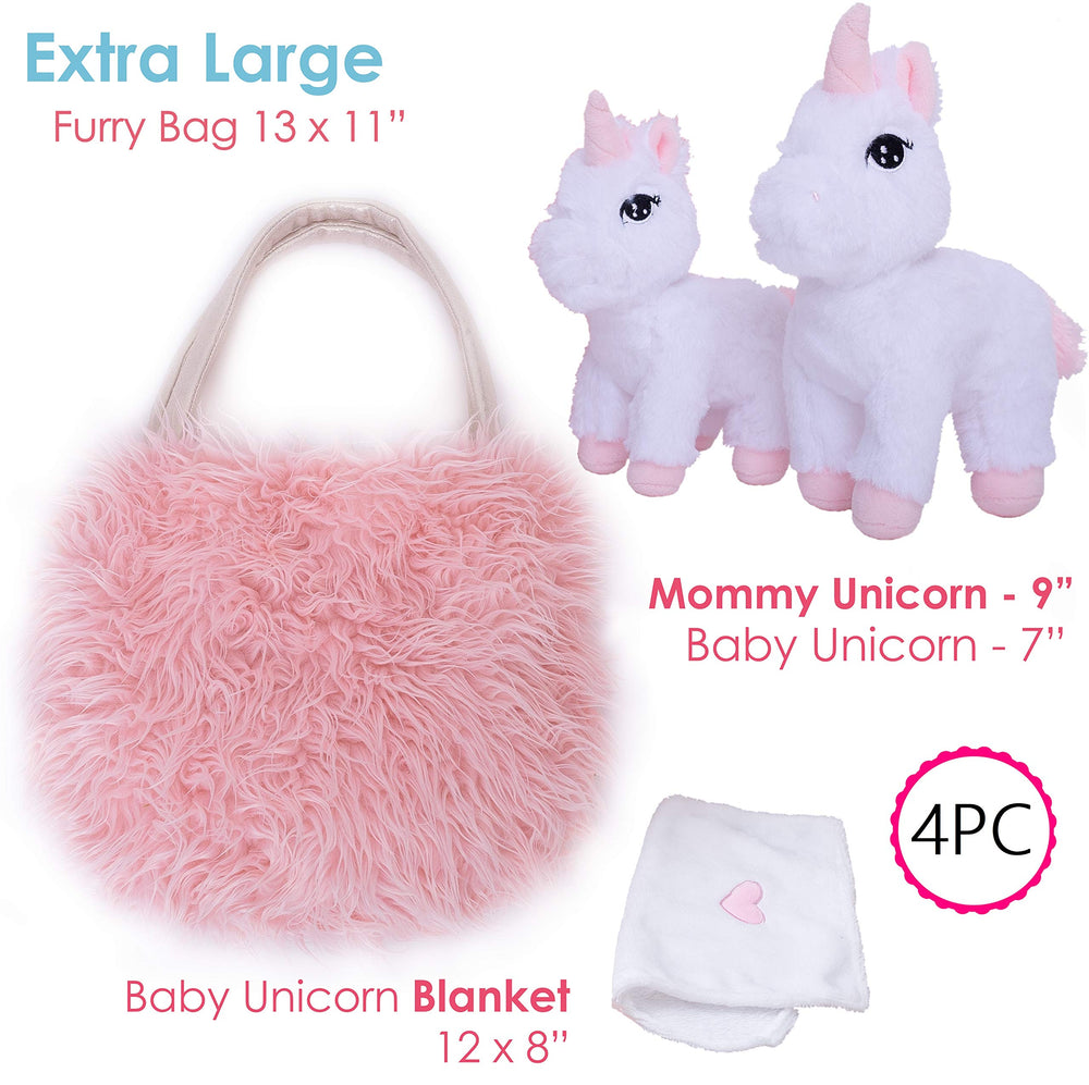Perfectto Design XL plush carrier in pink for carry-along fun