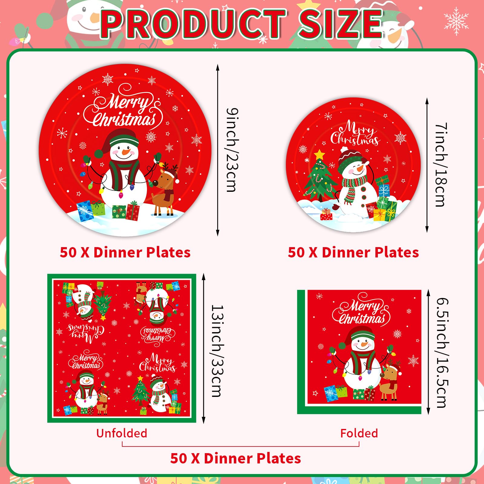 PERFQU Merry Christmas napkins 13x13in absorbent for spill protection.