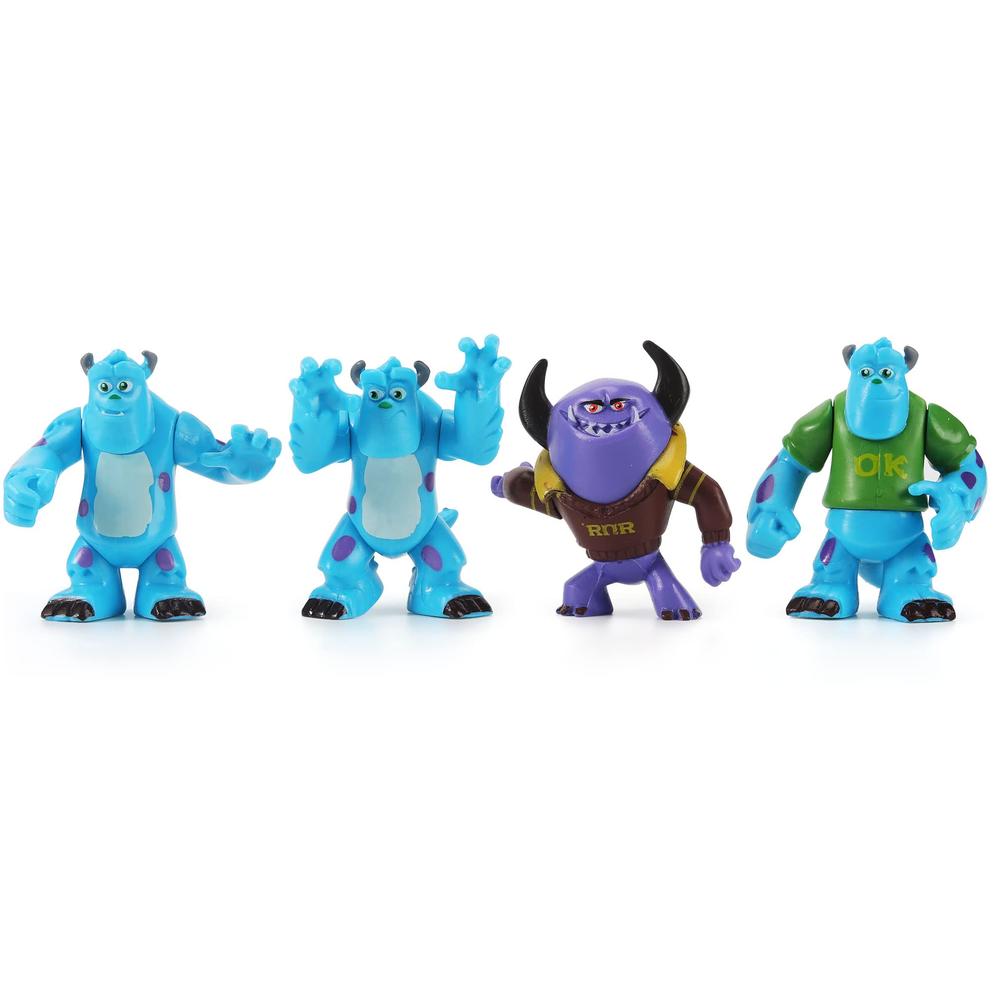 Perftsaly monsters cake toppers ideal for birthday celebrations and cupcakes