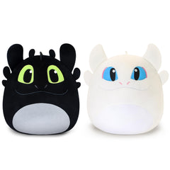 Periyholev Black Dragon Plush, an 8-inch cuddly toy for cozy hugs.