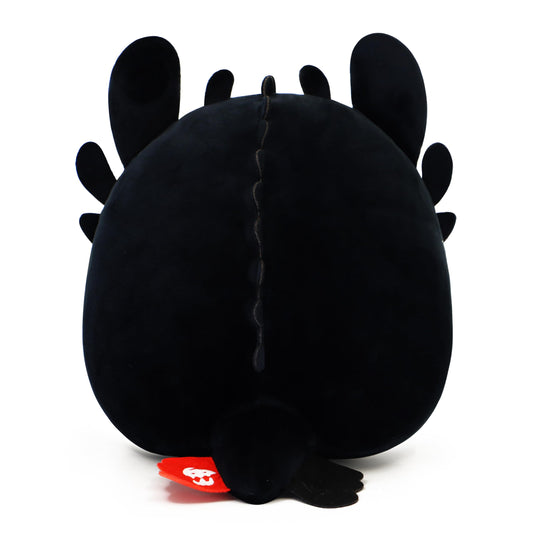 Periyholev Black Dragon plush features big eyes for a friendly look
