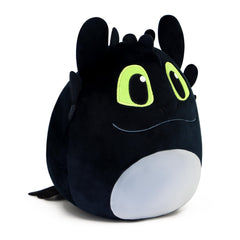 Periyholev Black Dragon plush with round body for cozy hugs