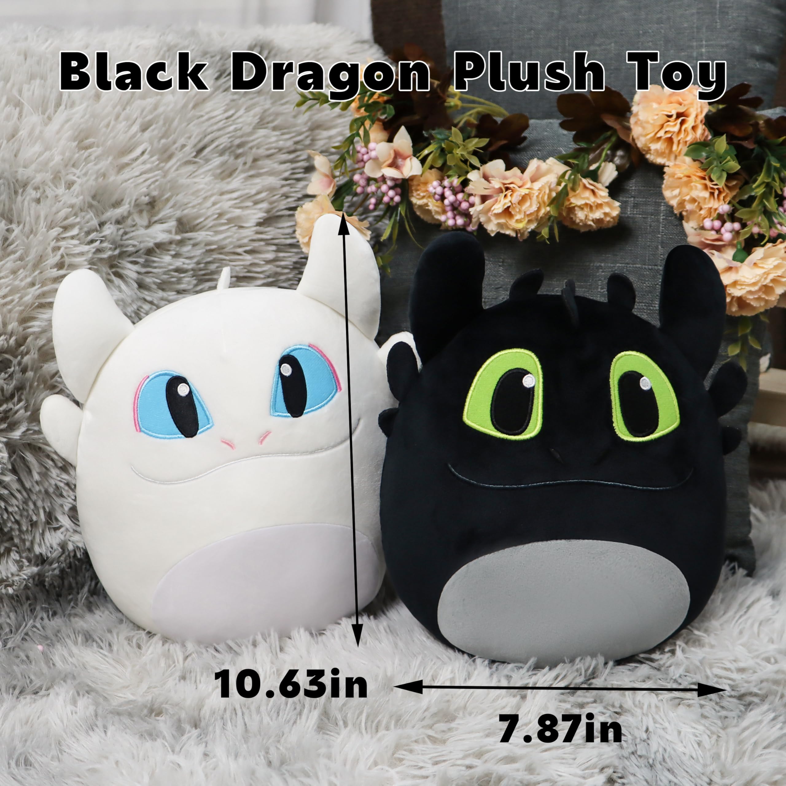 Periyholev dragon plush serves as a comforting travel companion.