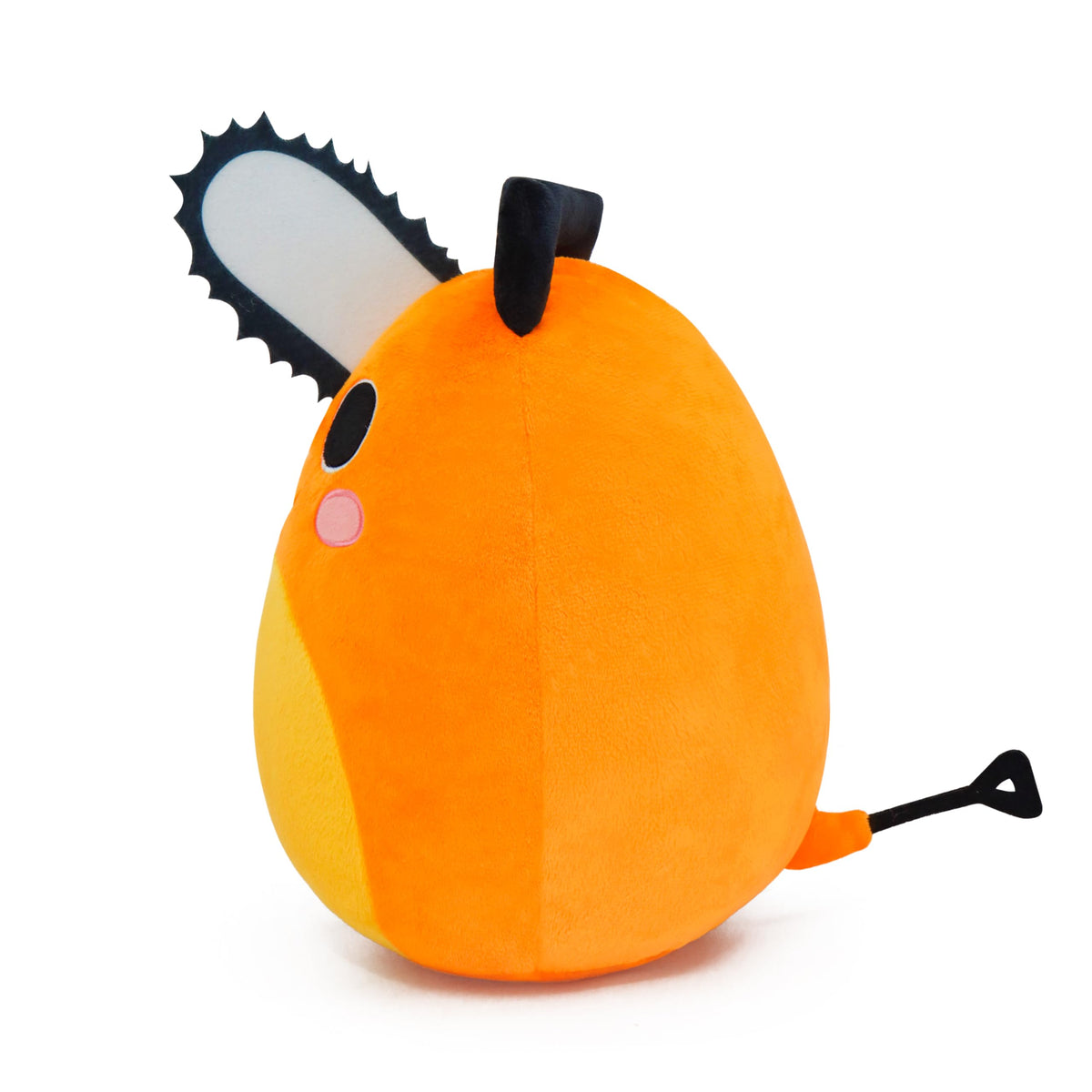 Periyholev orange saw-puppy plush, 8-inch cuddle buddy for kids and collectors.