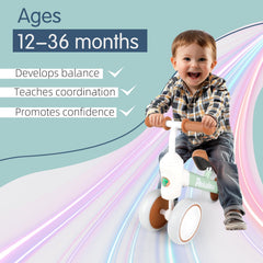 PerKidern balance bike safety features prevent foot clamping during use.