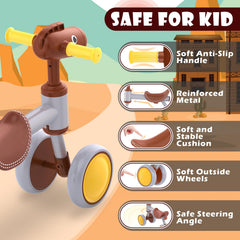 PerKidern carbon steel frame provides sturdy support for growing toddlers.