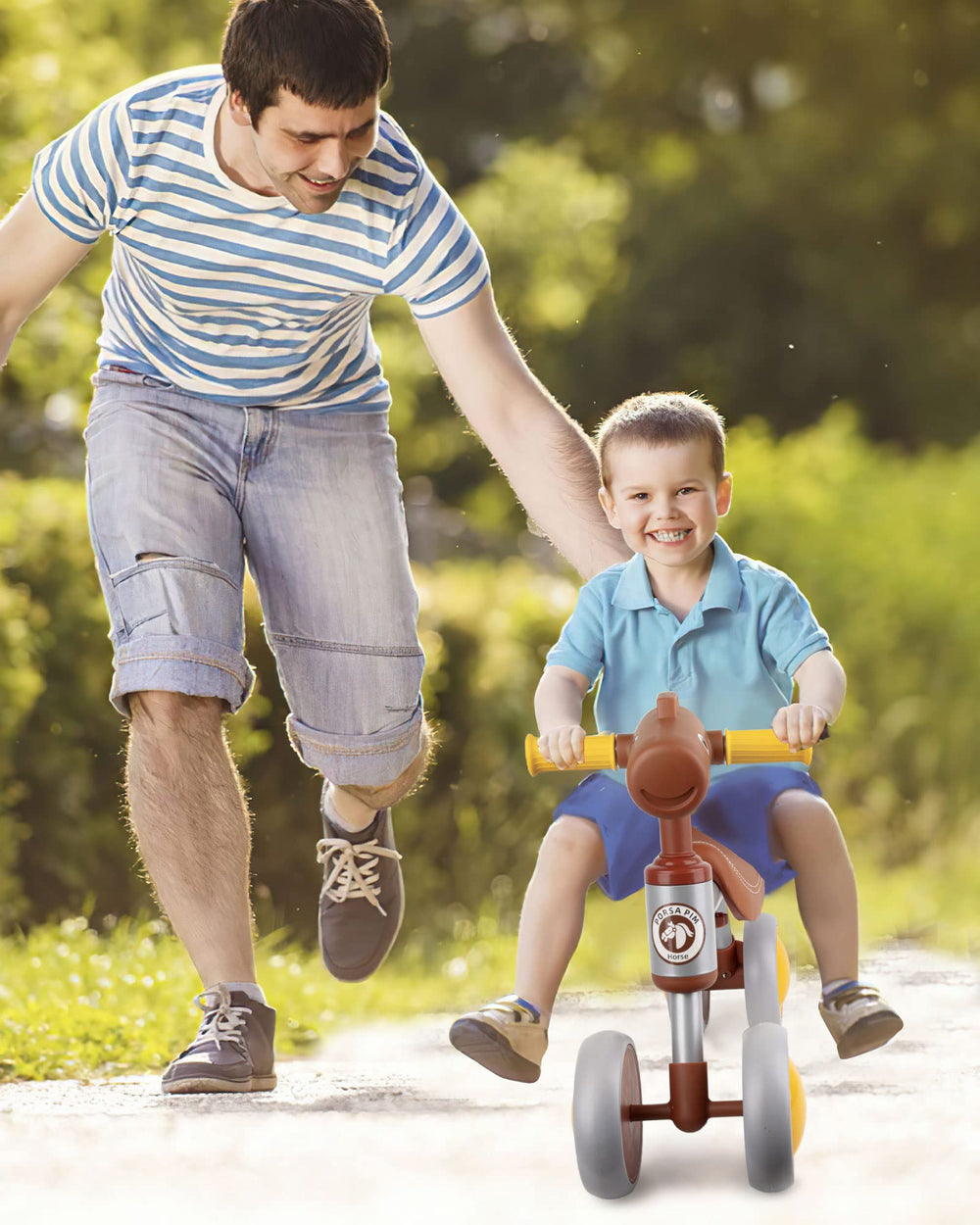 PerKidern easy-assembly bike installs in five steps for quick setup.