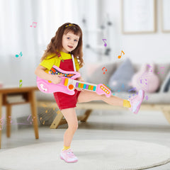 PerKidern kids guitar volume and tempo controls help quieter practice.