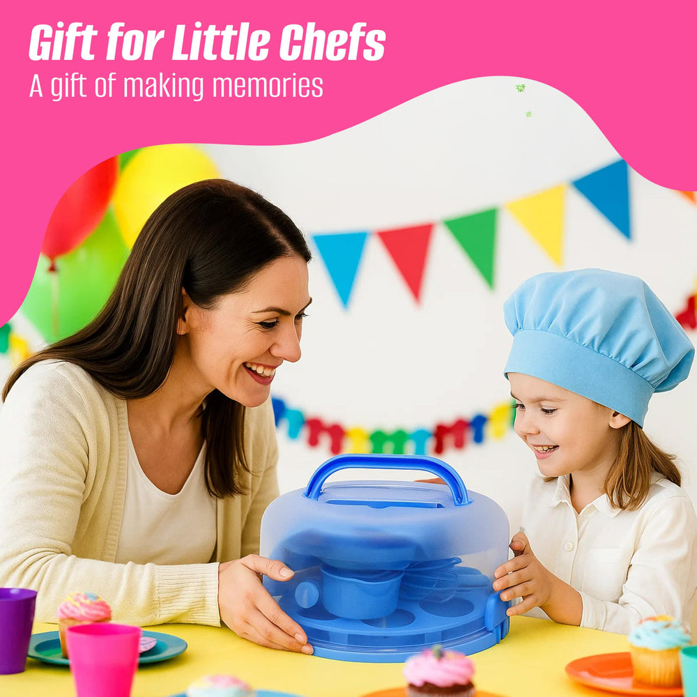 PERLLI cupcake cups and scraper support clean up and neat decorations