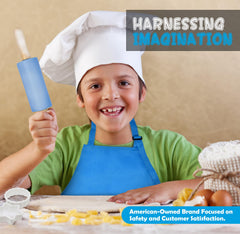 PERLLI Kids Real Cooking Set measuring cups for accurate measuring during play.