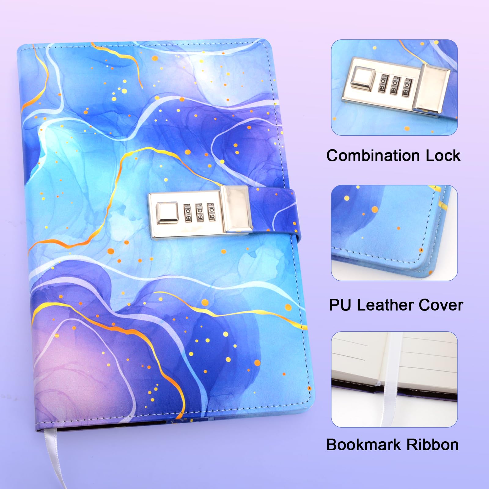 Perpetily bookmark included for marking pages during study