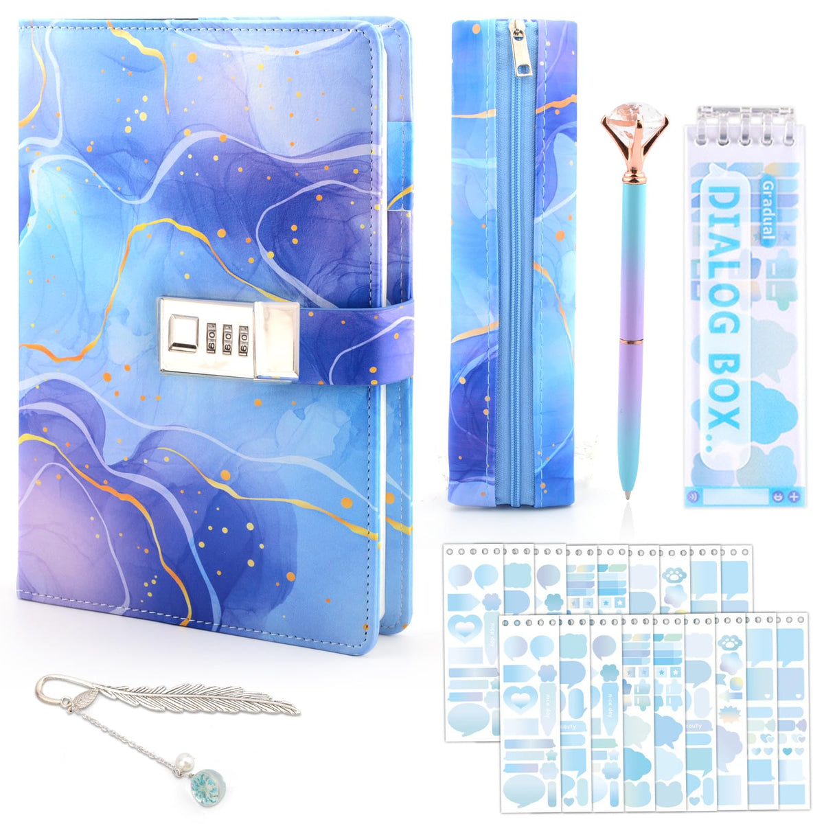 Perpetily diary with lock cover enables secure journaling for kids' secrets