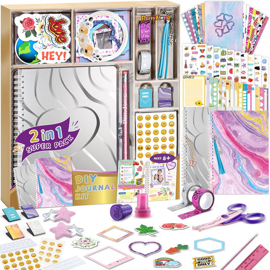 PERRYHOME DIY journal kit cover—vibrant design for creative journaling on the go.