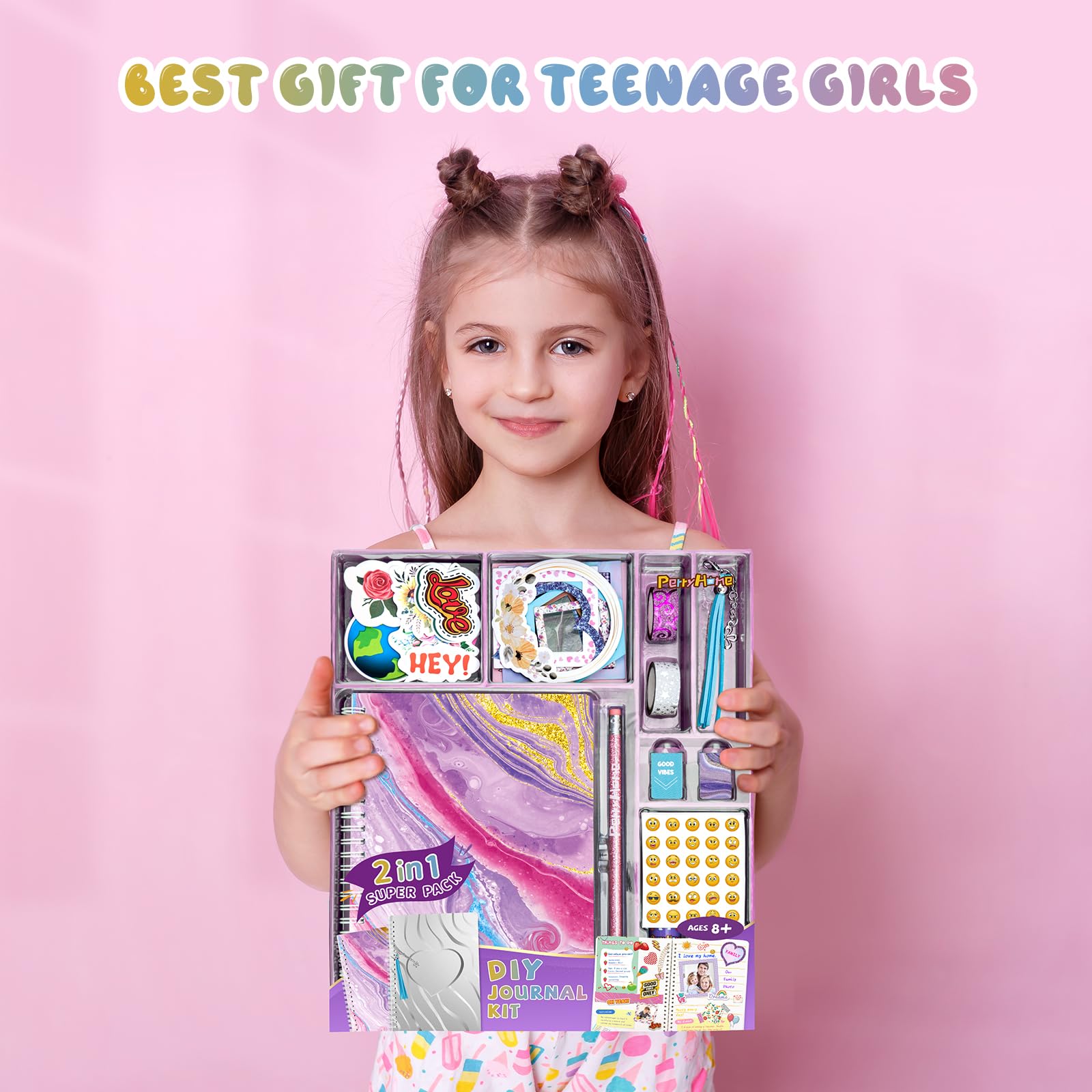 PERRYHOME DIY Journal Kit gift-pack presentation makes a thoughtful present for creators.