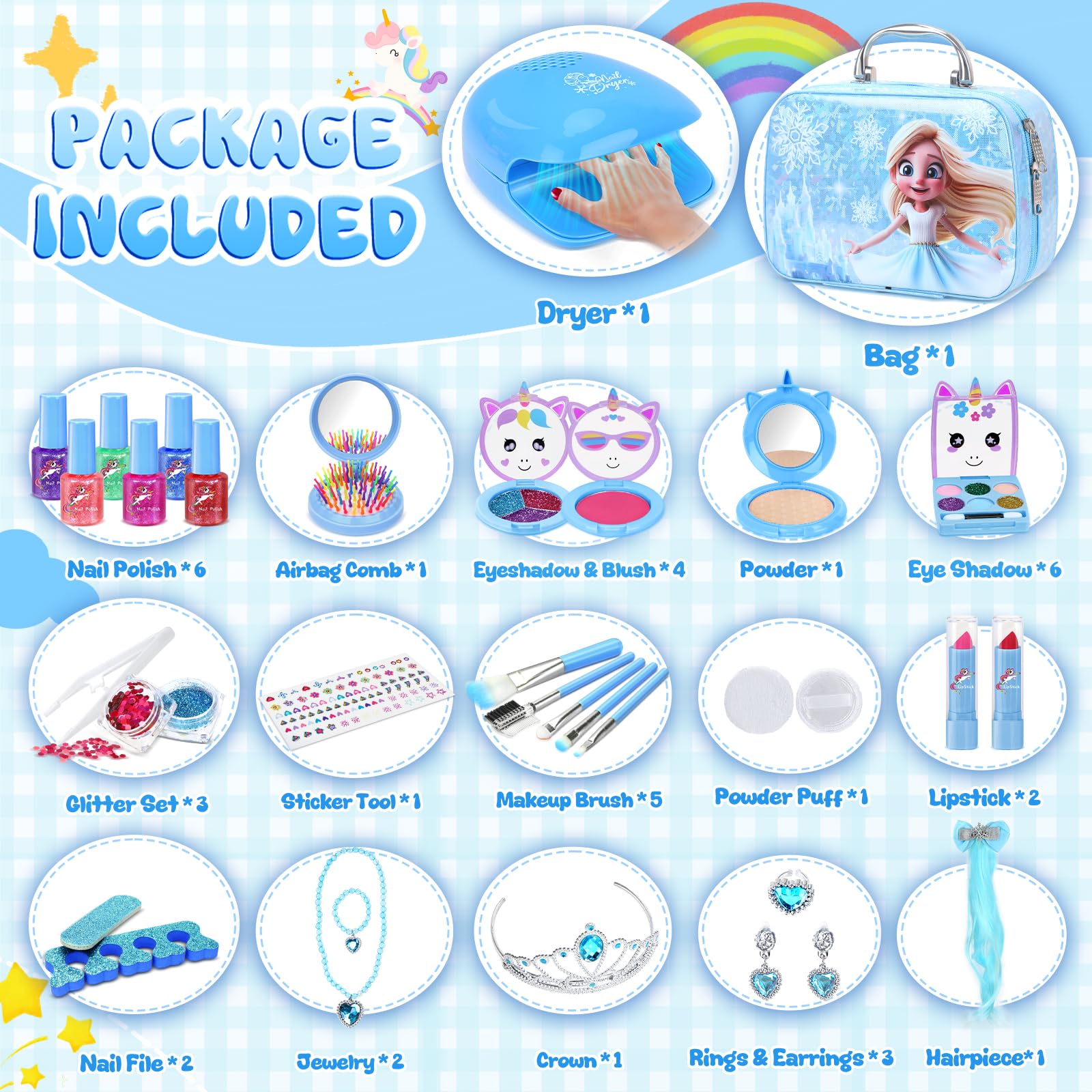 PERRYHOME makeup brushes and palette ready for creative daily looks